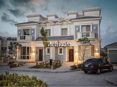 Corner townhouse in Mountain View, located in a prime area in October, just steps away from Mall of Arabia and Hyper One.