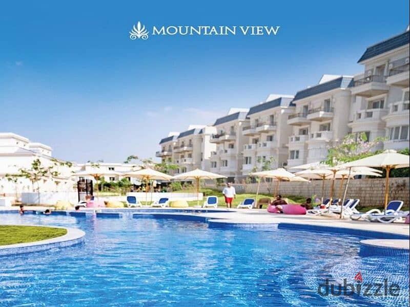 Corner townhouse in Mountain View, located in a prime area in October, just steps away from Mall of Arabia and Hyper One. 4