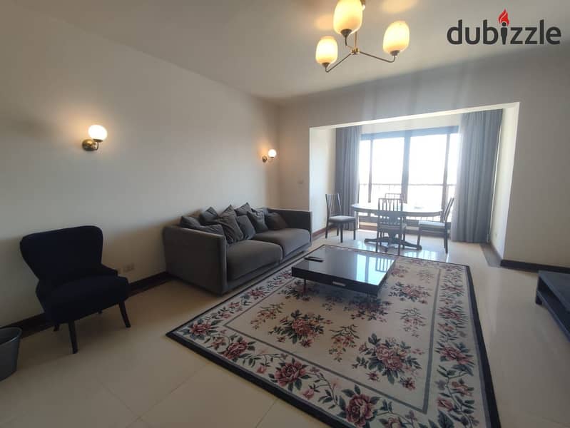 fully furnished Duplex 2 rooms for rent in Porto New Cairo 7