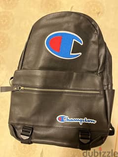 Black unisex champion backpack 0