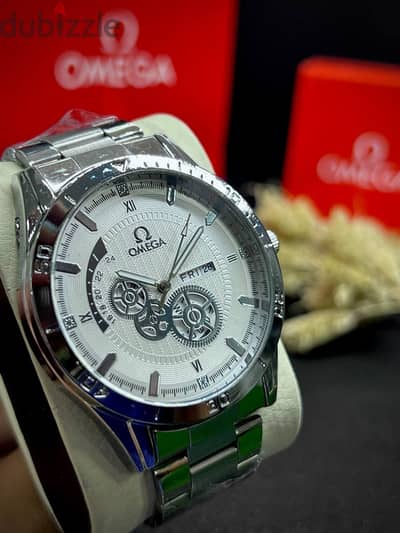 Omega ساعه هاي كوبي بـ اوستيك معدن و ظرف صلب لون ثابت