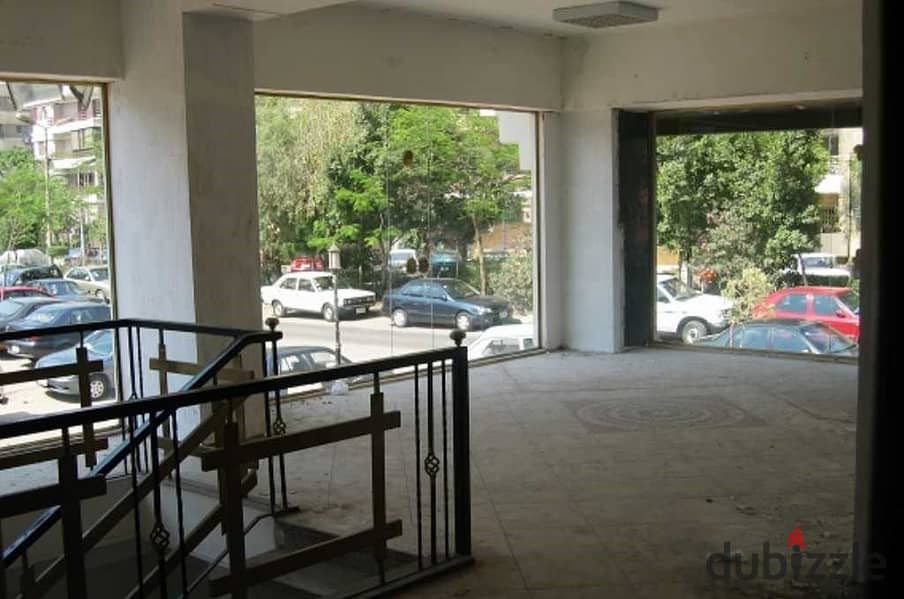 Shop for rent in El-Nozha Street, the best location in Heliopolis, in the Seven Buildings area, area 500 850:900 per square meter 0