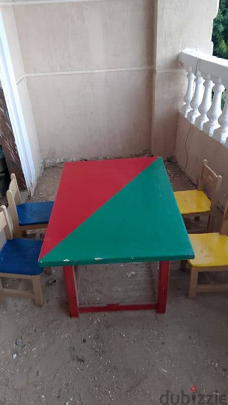 Nursery tables and chairs 2