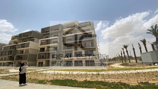 Apartment with garden 251m prime location ready to move under market price in Palm Hills new Cairo 12