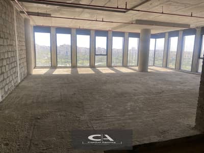 office 180 M super lux finishing with Ac's for rent in EDNC Sodic - New Cairo