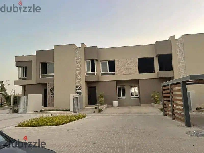 Corner townhouse villa for sale in Badiya compound, Palm Hills, October City, opposite MSA University and just steps away from Mall of Egypt. 20