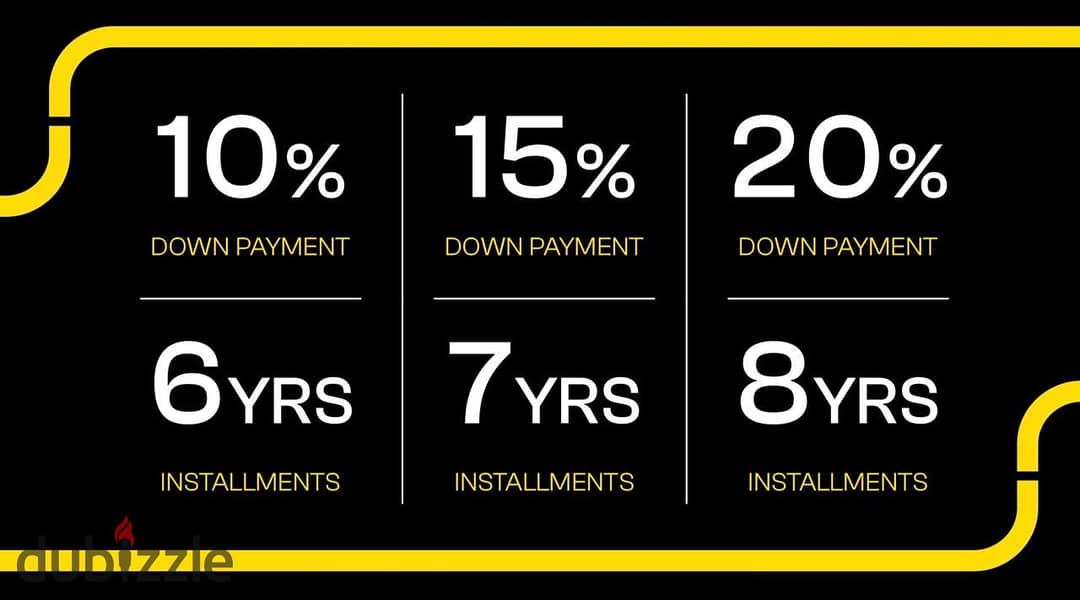 For sale, a commercial store at a price per square meter, 185,000 thousand, on the central axis, in installments up to 8 years, 6 October 4