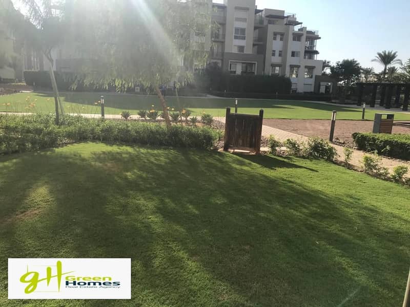 duplex garden landscape View For Sale 300m + garden at Uptown Cairo 4