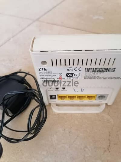 راوتر we ZTE+٣٠متر سلك انترنت cat6