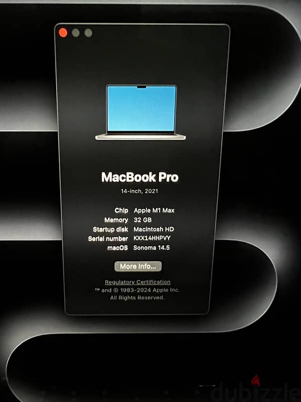 Macbook M1 Max ( 14.2 inch ) اقراء الوصف 4