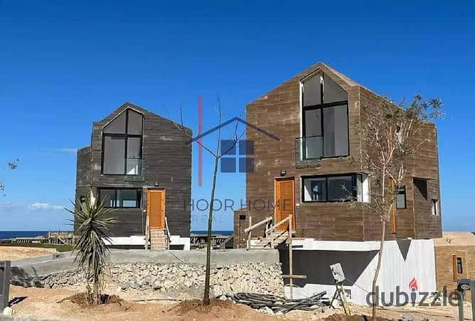 Duplex lodge for sale, first row directly to the sea, 196 m, fully finished, in Soma Bay, Hurghada, WADI SOMA 6