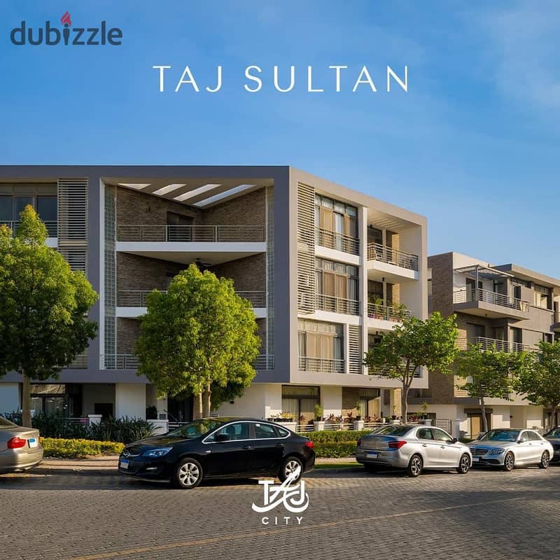 The price has been reduced to one million pounds for the speedy sale of a 3-bedroom apartment in Taj City, Fifth Settlement, Taj Gardens phase, 1