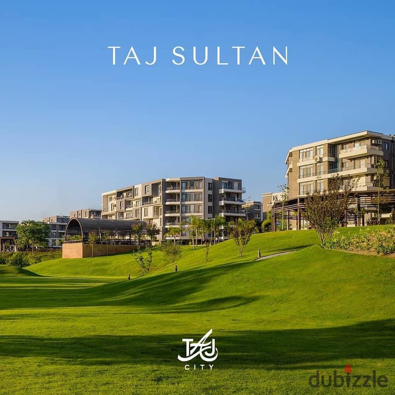 The price has been reduced to one million pounds for the speedy sale of a 3-bedroom apartment in Taj City, Fifth Settlement, Taj Gardens phase, 3