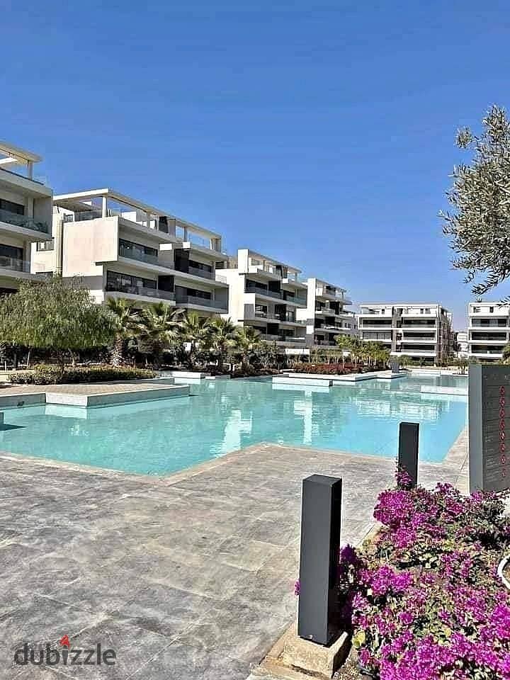 Apartment for sale with a private garden in installments in a very special location on the landscape in Mistakabl City, Bloomfield' Compound, Imad, F 7