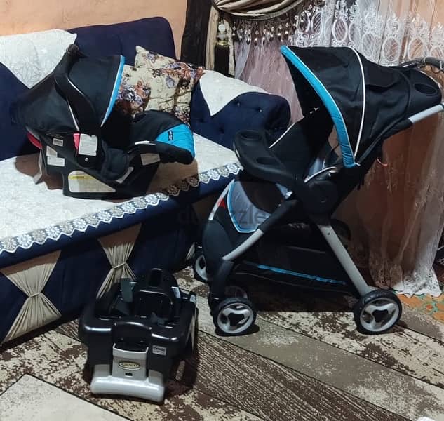 طقم استرولر وكارسيت براند Graco original  كسر زيرووو 1