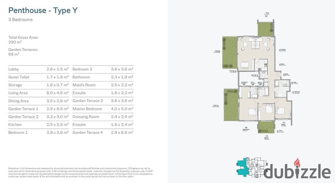 Pent Houde for Sale in Al Burouj Compound 4