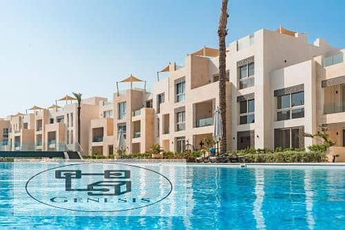 Chalet for sale, ready for immediate inspection and living in Mangroovy El Gouna, in installments | finished with air conditioners and kitchen 0