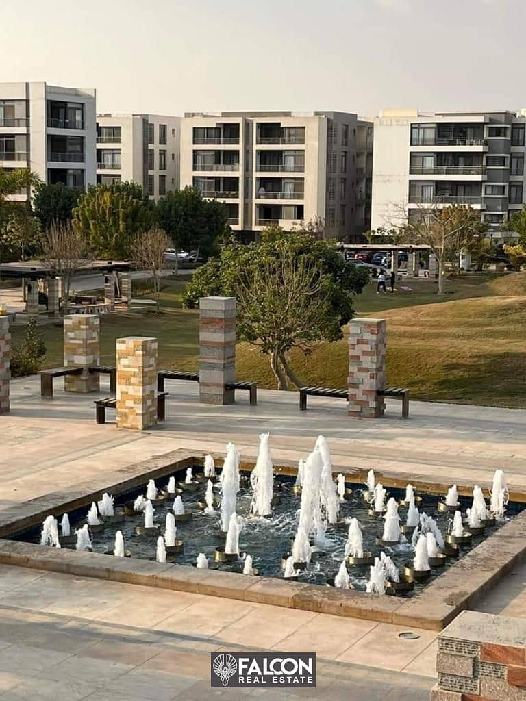 own a 116-meter apartment with a landscape view, with a cash discount of up to half the amount, in Taj City Compound in front of Cairo Airport. 6