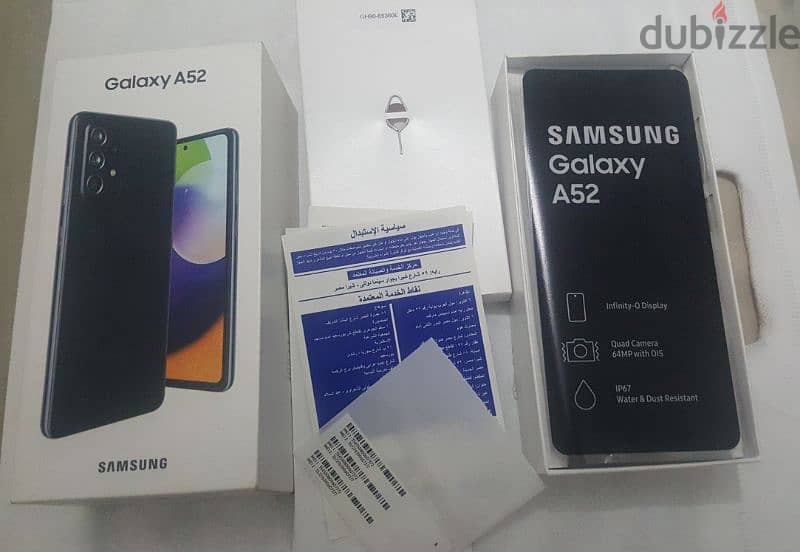 Samsung A52 8/256  حالة زيرو 1