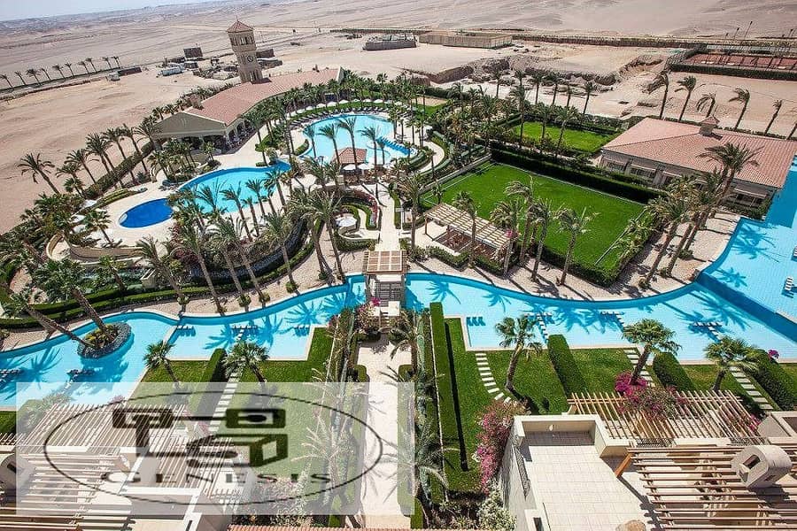 شقة للبيع 125م + جاردن تشطيب فاخر ب قرية فيراندا veranda Sahl Hasheesh 11