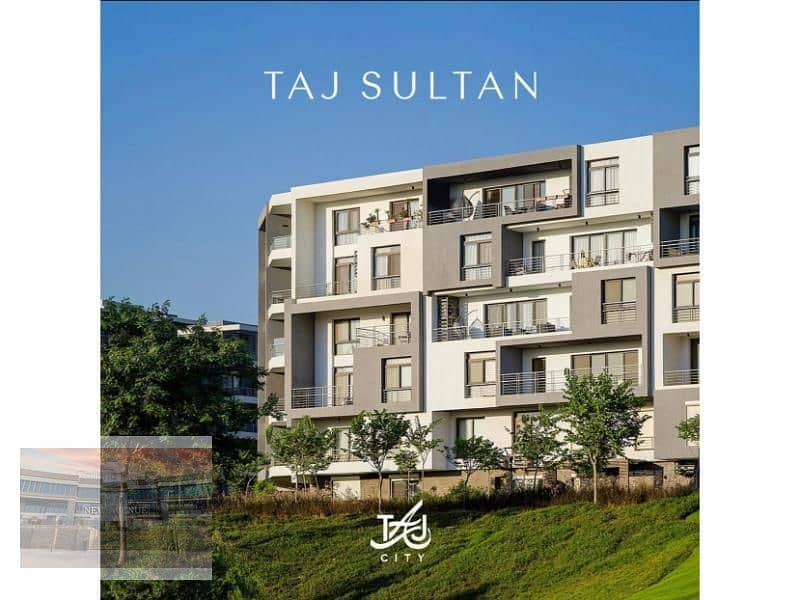 Apartment ground with garden Ready to move - in Taj city - with best price - 2 bedroom - 6