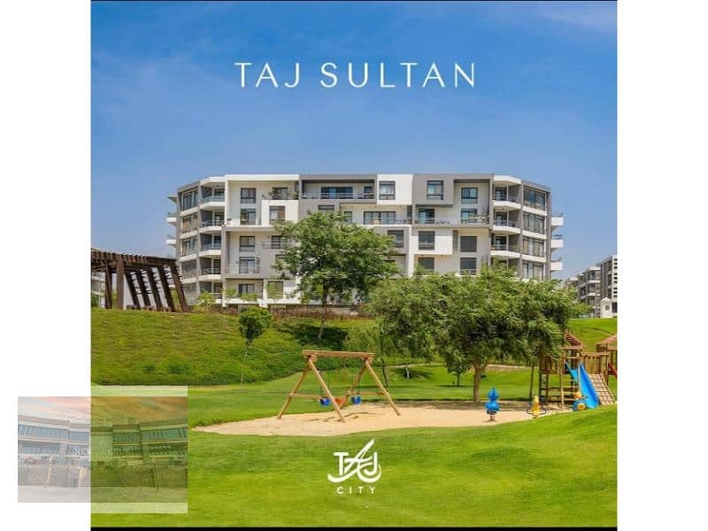 Apartment ground with garden Ready to move - in Taj city - with best price - 2 bedroom - 7