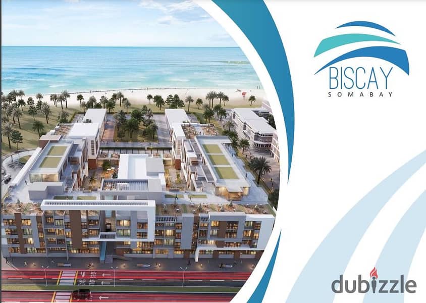 Studio for sale at the lowest price with a view on the Hurghada beach in Biscay Soma Bay Village 7