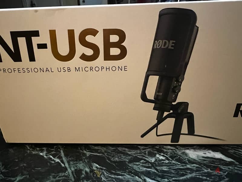 mic rode nt- usb جديد رود يو اس بي لم يستعمل 2