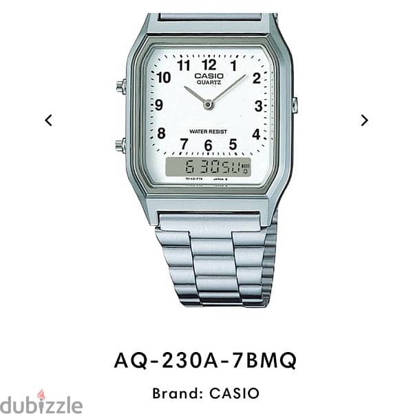 Casio watch 1