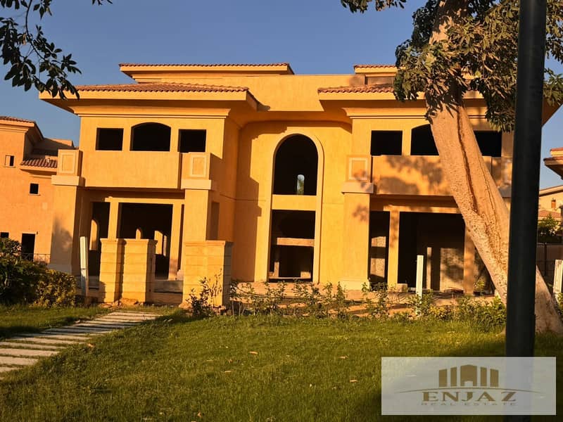 villa for sale in madinaty Model B villa located in VG2, Madinaty, offering a spacious open-plan layout and a beautifully landscaped garden. (1298sq) 5