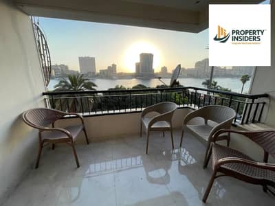 Furnished apartment on the Nile for daily rent in Abdulaziz Al Saud Street