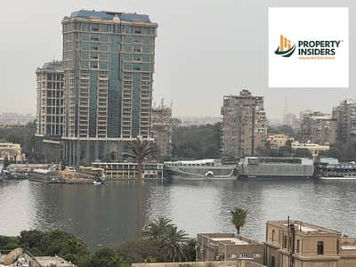 3-bedroom apartment overlooking the Nile for rent furnished in Manial