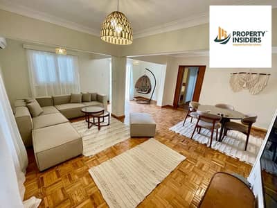 Modern apartment for rent in Zamalek with Nile view