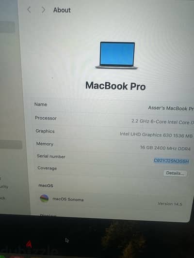 apple macbook pro 2018