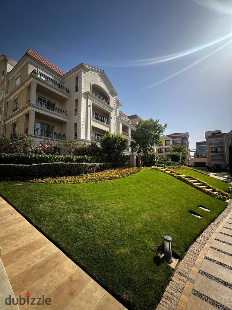 Furnished studio with garden for sale Regents Park new cairo 1