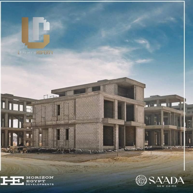 Villa Resale Saada Delivery 12/2024 Villa twin house for Sale Prime location direct on Clubhouse installments till 2030 Saada By Horizon New Cairo 1