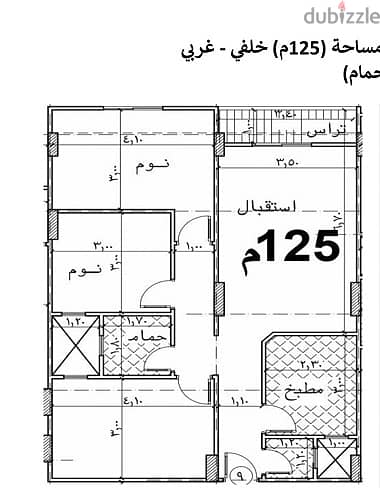 بحدائق الاهرام شقة 145م خلفي بحري تقسيط علي 4 سنوات 4