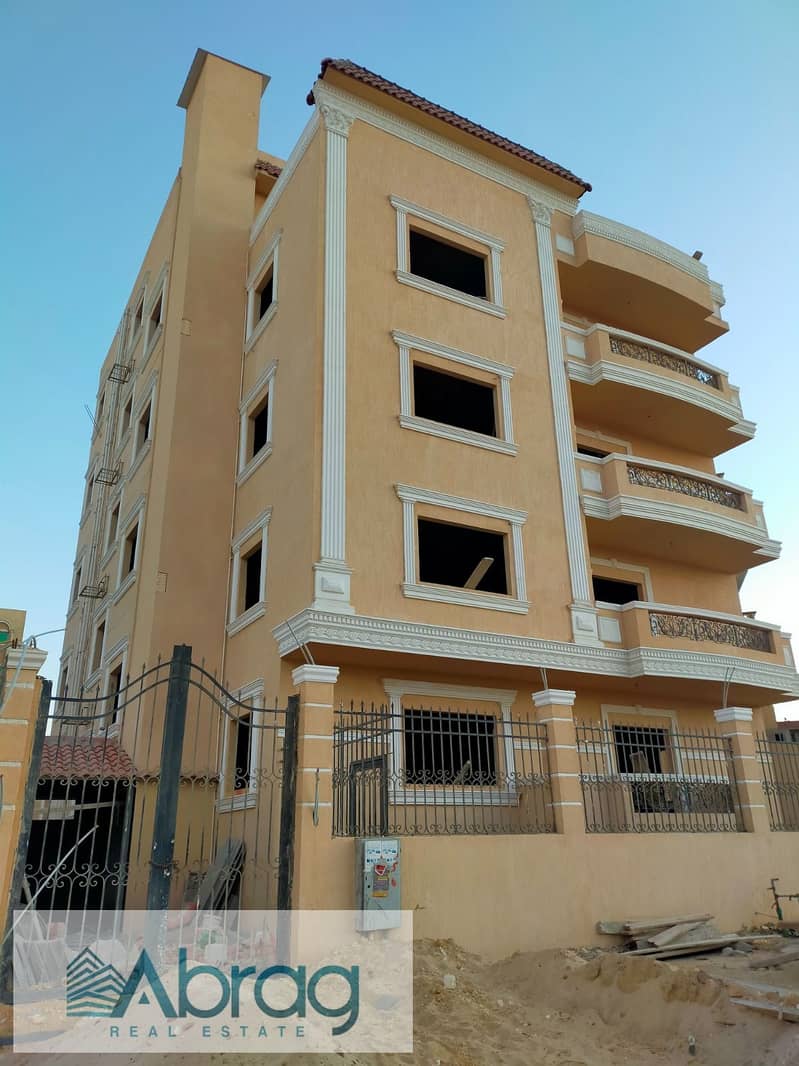 For sale, a complete building of 1280 meters, 6 apartments, immediate receipt, in Tiamo City Compound, Sheikh Zayed 6