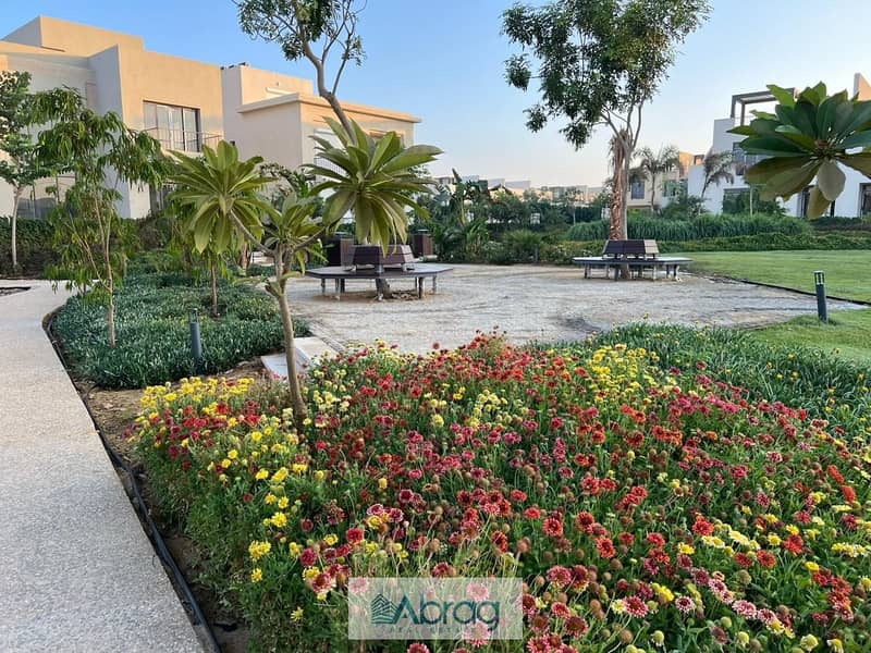 A 3-room apartment for sale in the strongest compound in October by Orascom in installments 4