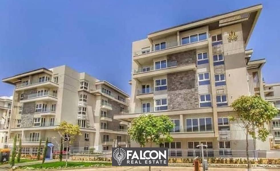 Apartment for sale with garden Ready TO Move in ICity Mountain View Fifth Settlement next to AUC 4