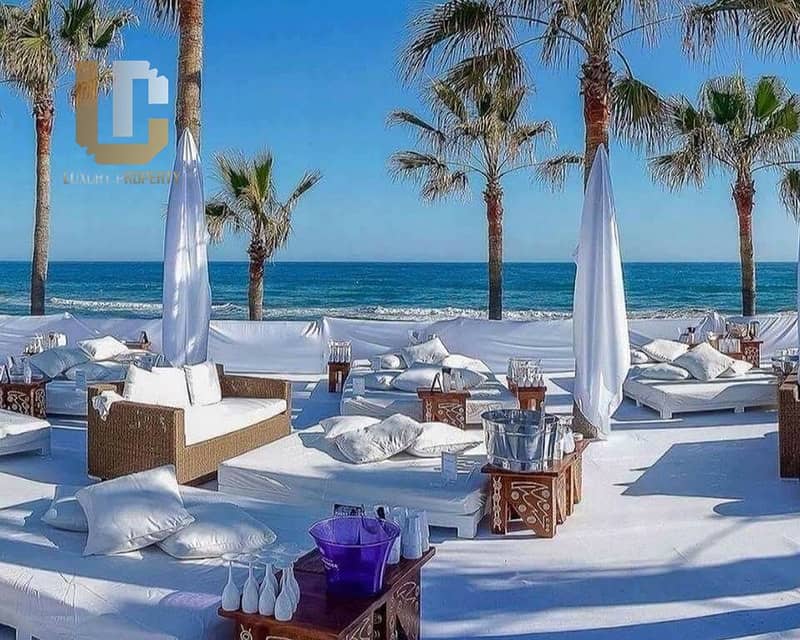 دوبلكس بحديقة ريسيل Marassi شالية بحديقة للبيع استلام فوري متشطب مراسي الساحل الشمالي Marassi North Coast 4