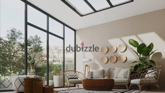 Duplex with garden for sale in installment in karmell sodic prime location in sheikh zayed next to beverly hills