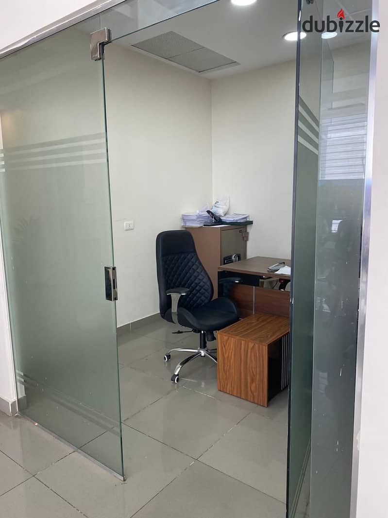 Office for rent 220 m, fully finished, unfurnished, on 90th Street, North 1