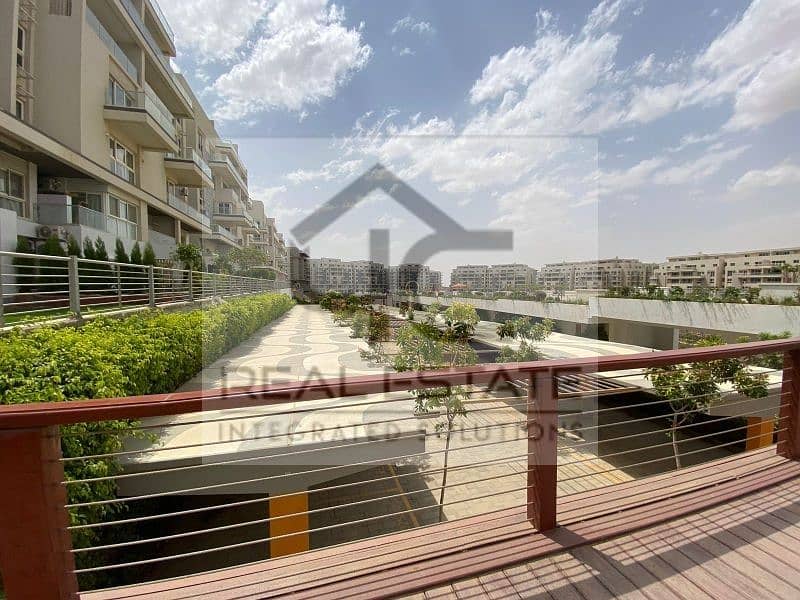 with the old price, own apartment of 150 m  on the largest view and landscape, in a prime location in the heart of New Cairo. 3