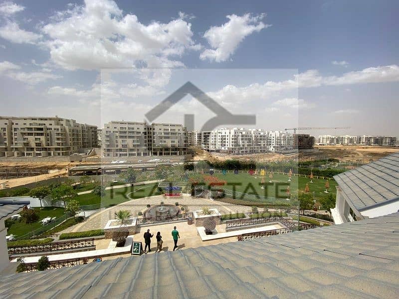 with the old price, own apartment of 150 m  on the largest view and landscape, in a prime location in the heart of New Cairo. 8