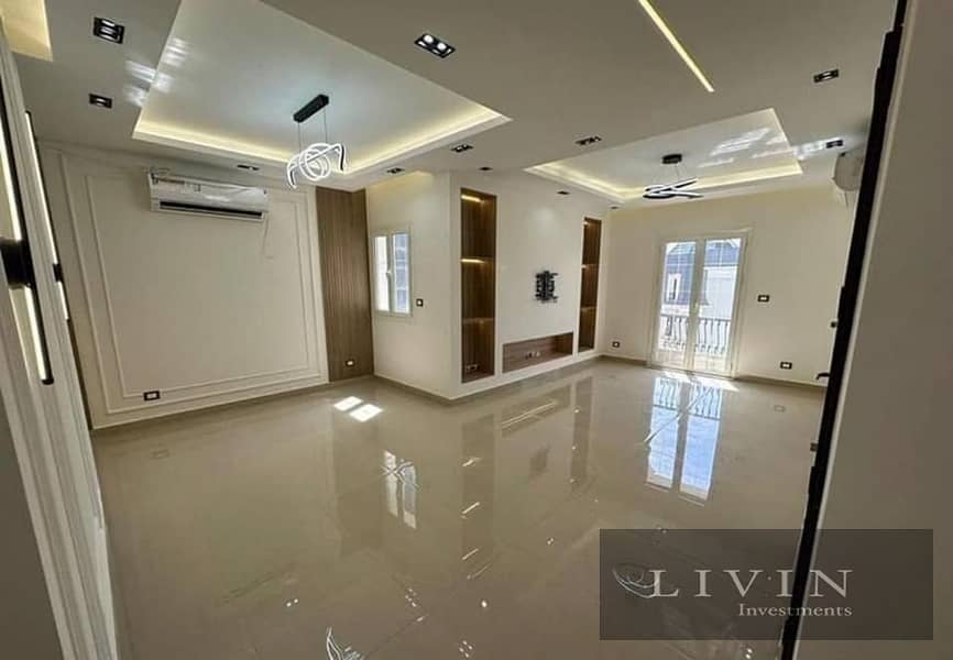 A 3-bedroom apartment with an area of 147 square meters in Sarai Compound, located next to Madinaty and just minutes away from Fifth Settlement 4