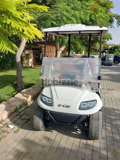 السعر 549,600 بعد الخصم 499,200 جولف كار Golf cart ليثيوم ضمان ٥ سنوات