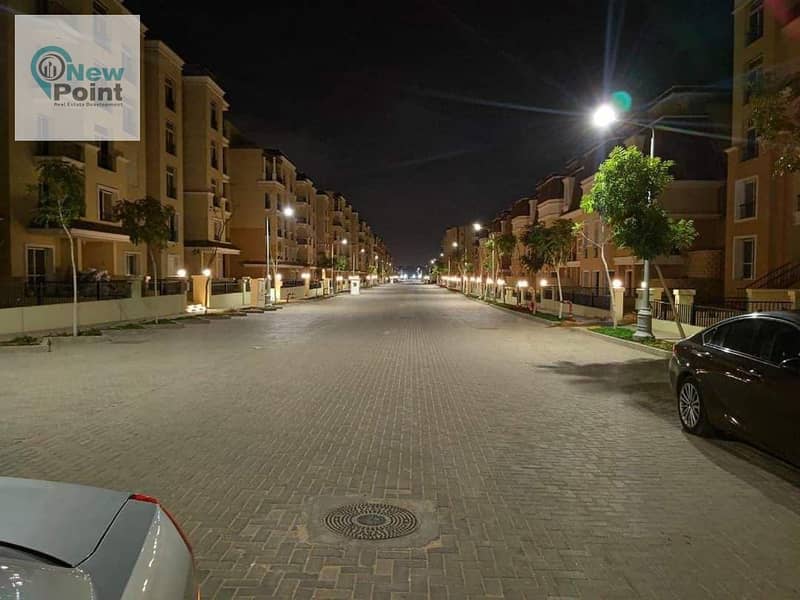 شقة 133متر للبيع في كمبوند سراي من مدينة مصر للإسكان والتعمير sarai compound 10