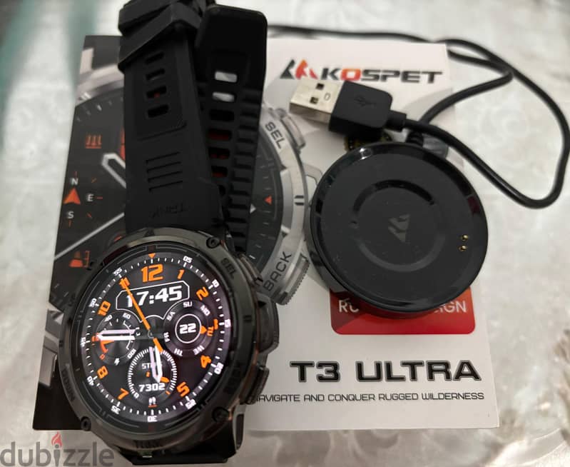 Kospet Tank T3 Ultra Smart Watch - ساعة ذكية كوسبت 1