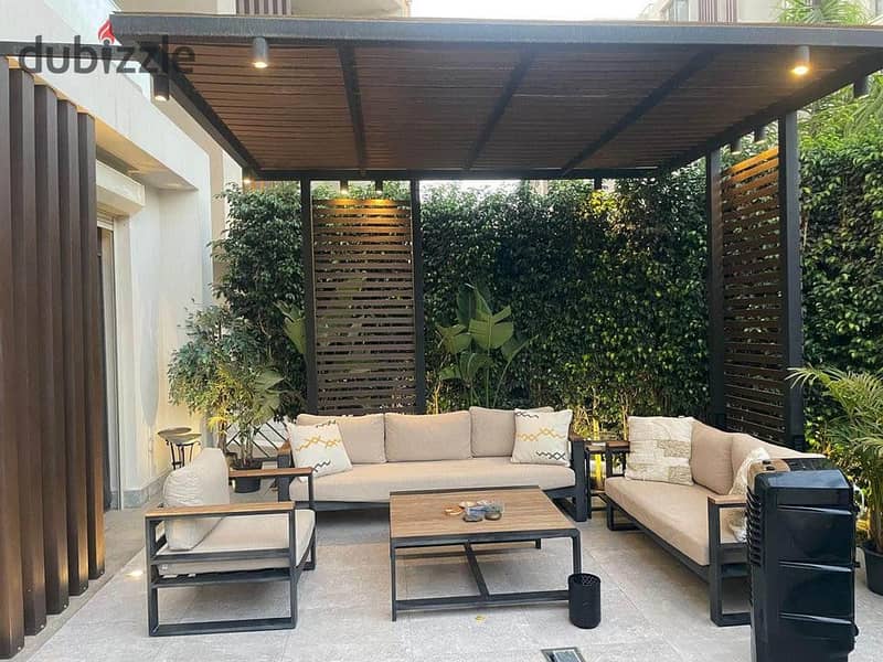 iVilla for sale, Fully Finished, area 212 m + private garden, in a prime location in the Fifth Settlement, one minute away from South 90th Street 8